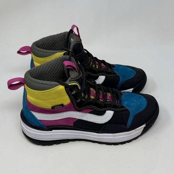 Vans Ultrarange Exo Hi MTE Womens 7.5 Black Multicolor Water Repel Shoes Sneaker - Picture 1 of 16
